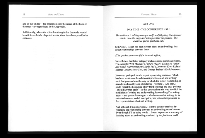 Here & There as image-text