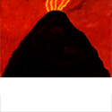 Volcano Painting 
