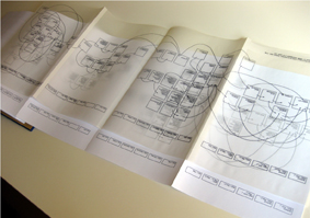 Tracing paper diagrams