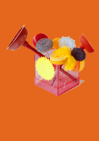photo of Easycare abstract flower arrangement